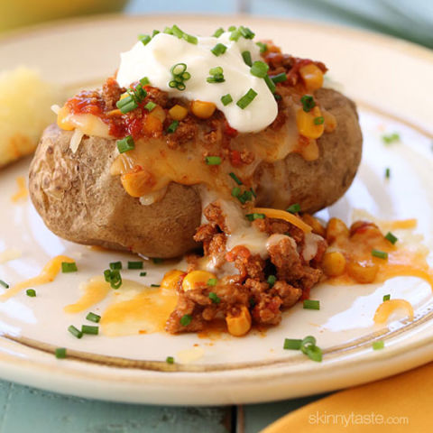 Order Loaded Baked Potato food online from Ametis Pizza store, Clifton on bringmethat.com