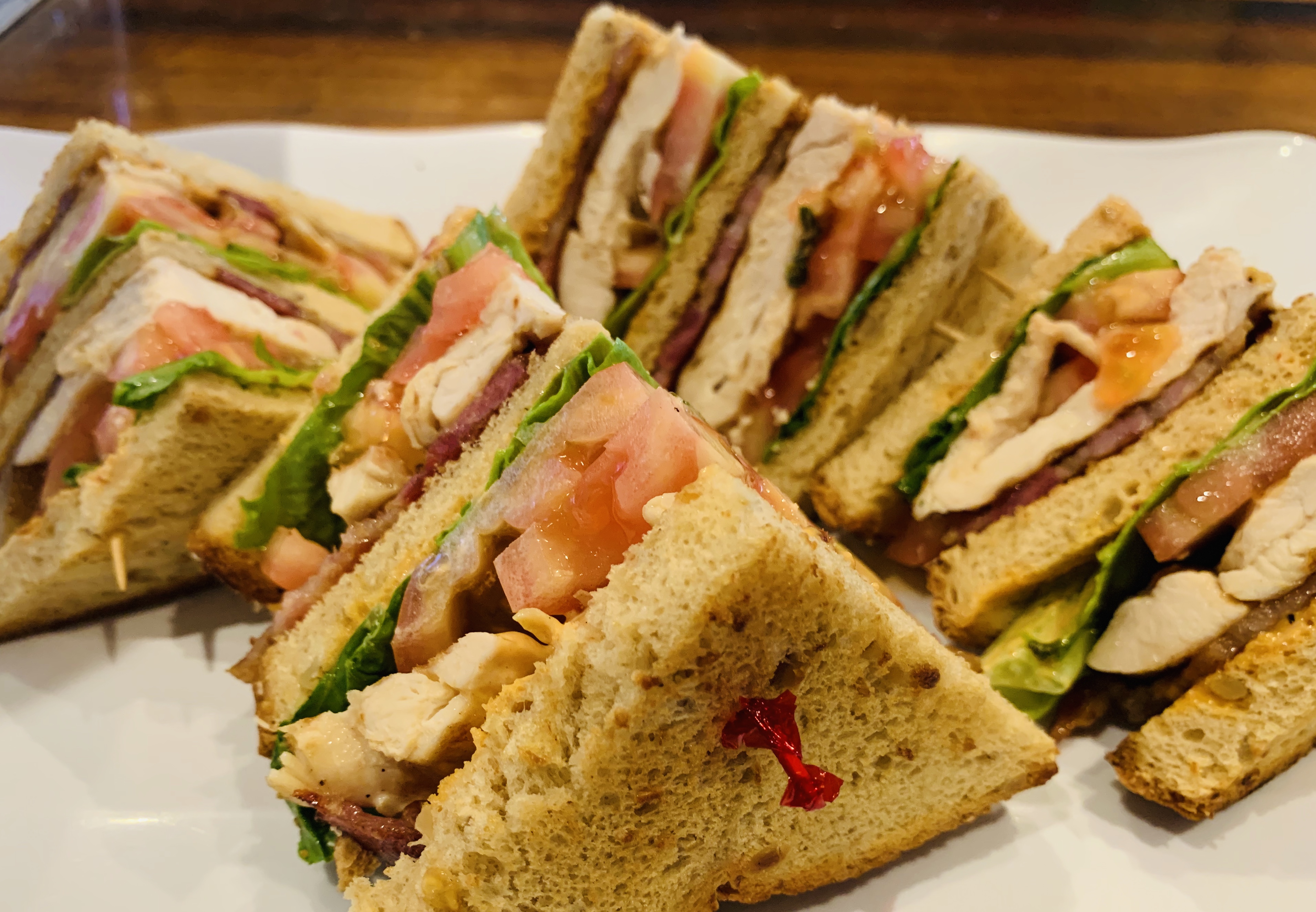 Order Bacon & Grilled Chicken Club Sandwich food online from Sunswick 35-35 store, Astoria on bringmethat.com