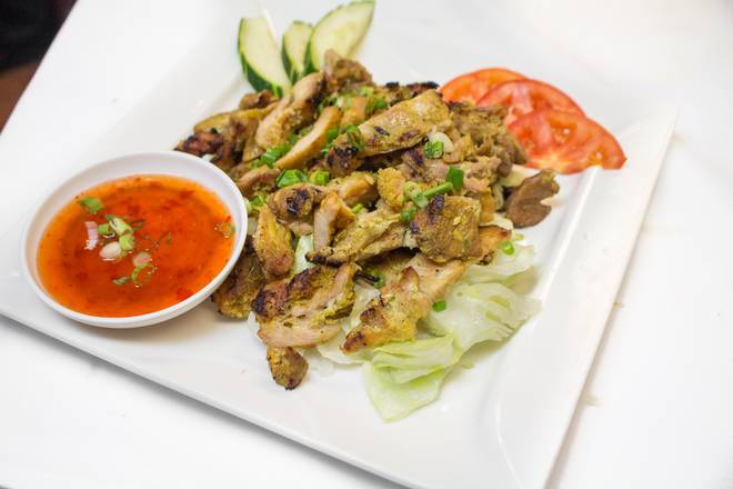 Order BBQ Chicken or Pork food online from Thai chili cuisine store, Santa Clara on bringmethat.com