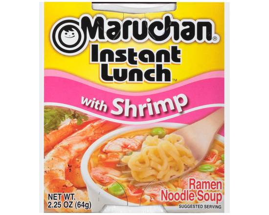 Order Maruchan Instant Lunch Ramen Noodle Soup With Shrimp 2.25 oz food online from Rocket store, San Clemente on bringmethat.com