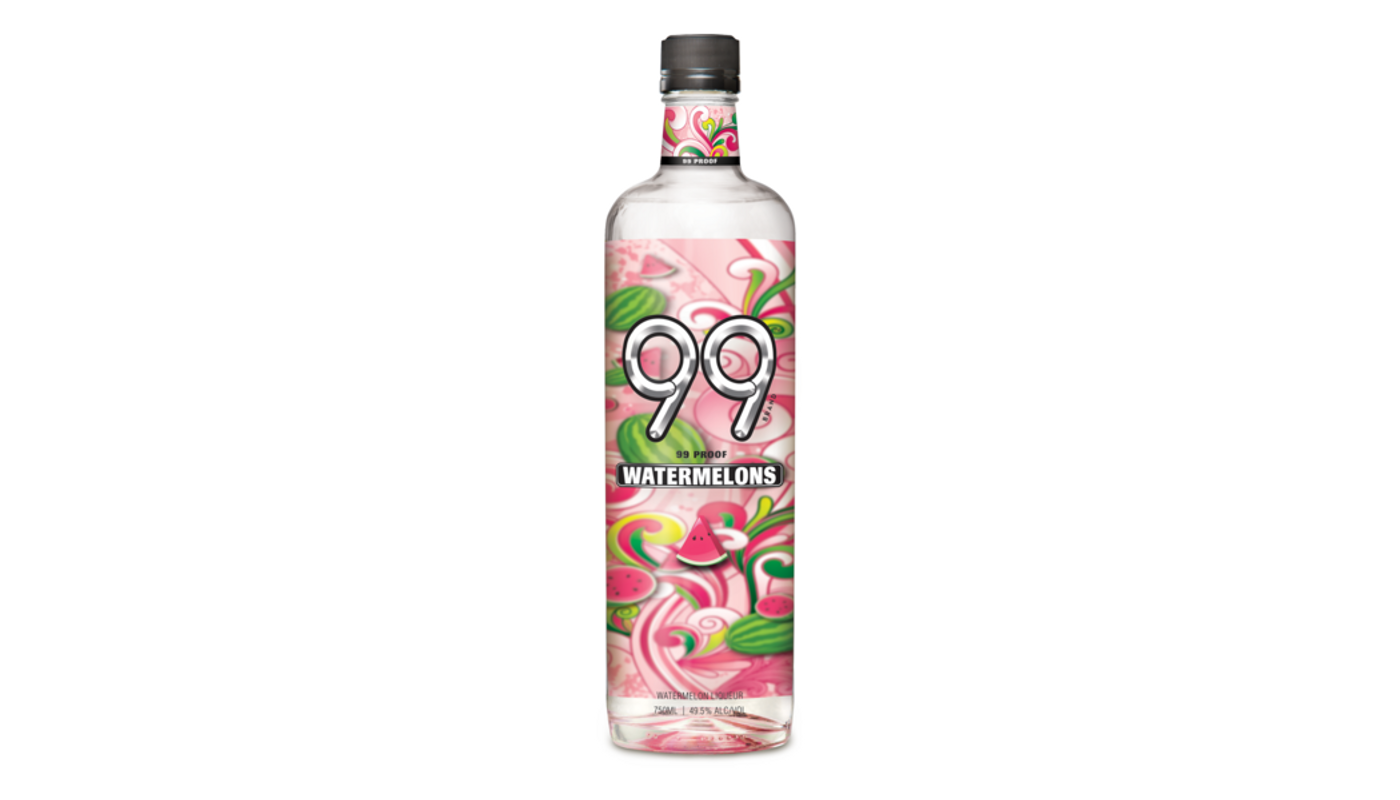 Order 99 Watermelons Schnapps 50mL food online from Circus Liquor store, Los Angeles on bringmethat.com