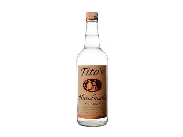 Order Tito's Handmade Vodka - 750ml Bottle food online from Josh Wines & Liquors Inc store, New York on bringmethat.com