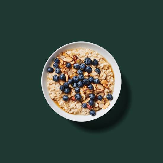 Order Rolled & Steel-Cut Oatmeal with Blueberries food online from Starbucks store, Chicago on bringmethat.com