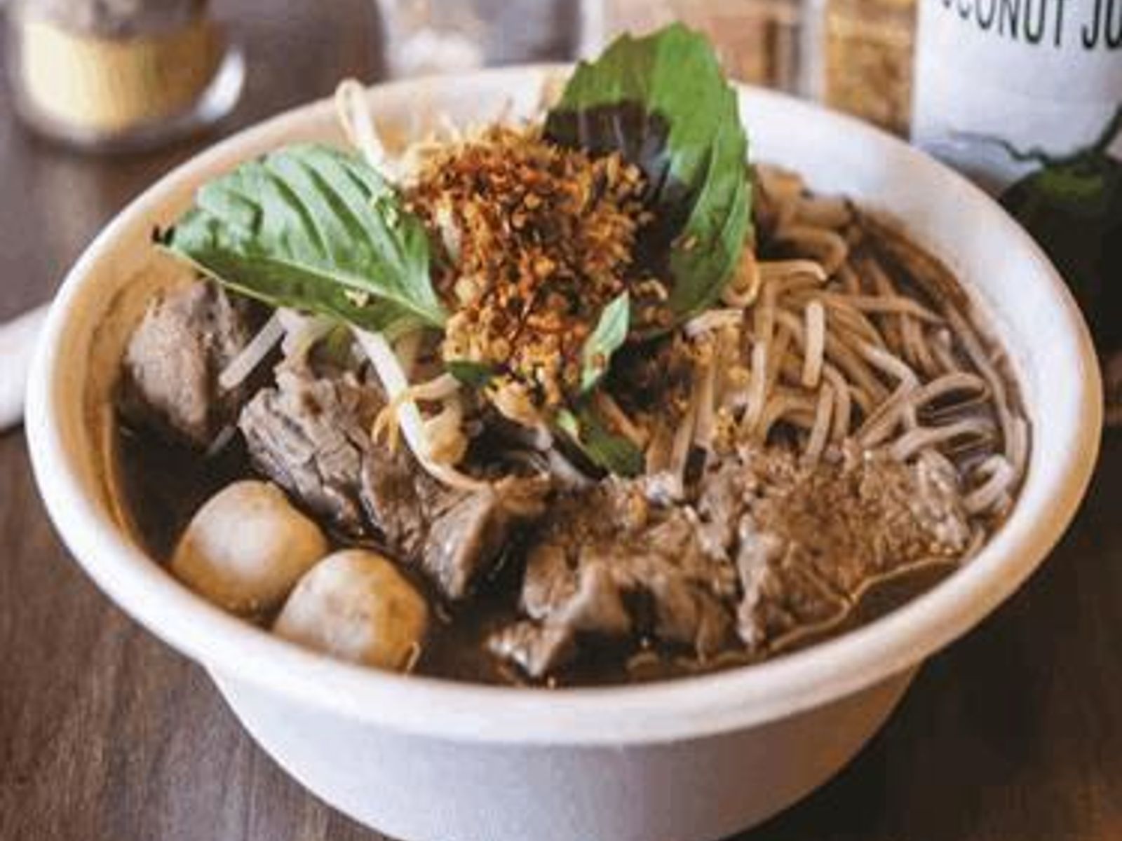 Order N9 Beef Boat Noodle Soup food online from Thai Spice Restaurant store, Houston on bringmethat.com