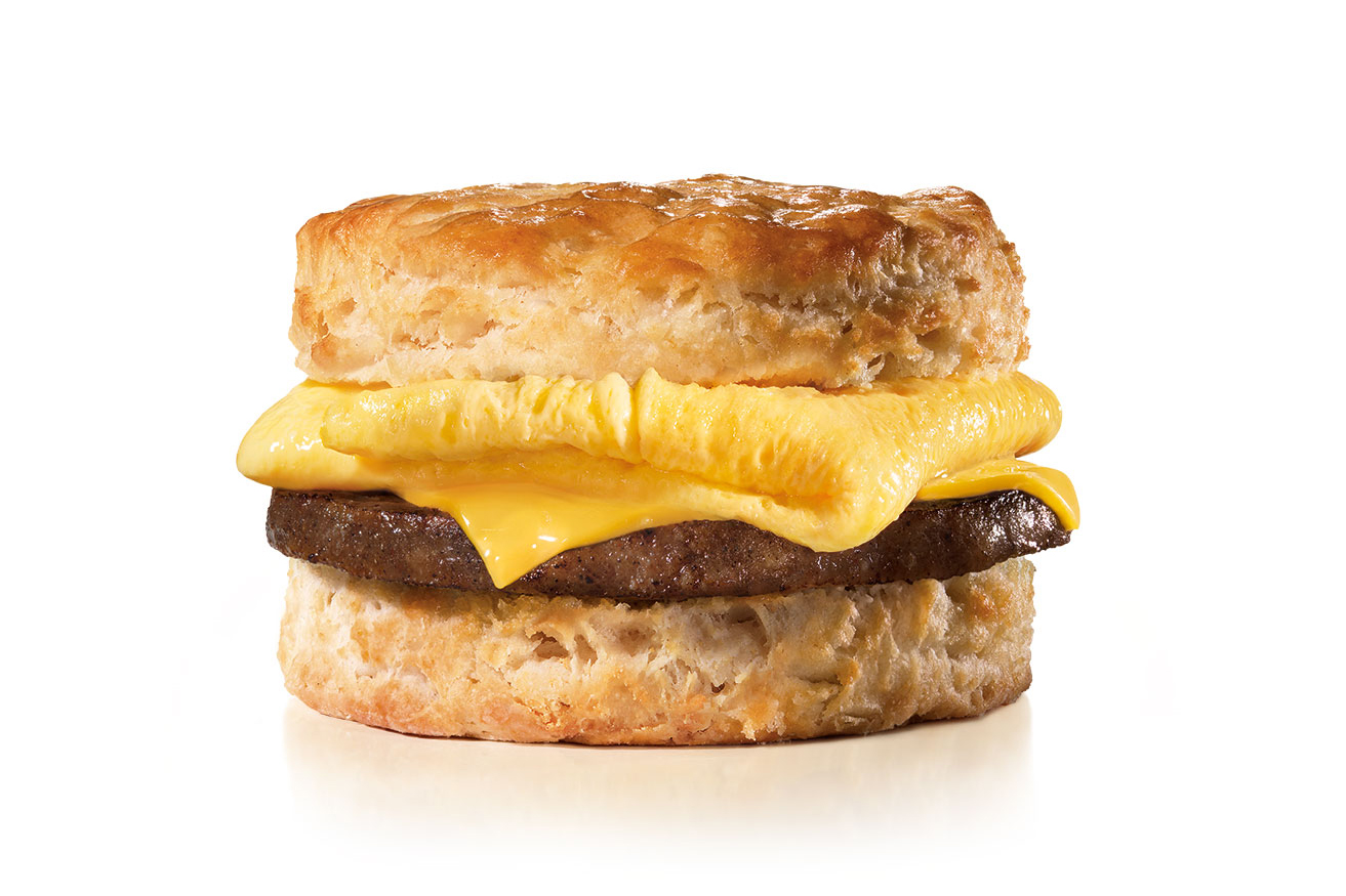 Order Sausage, Egg & Cheese Biscuit food online from Carl's Jr. store, Daly City on bringmethat.com