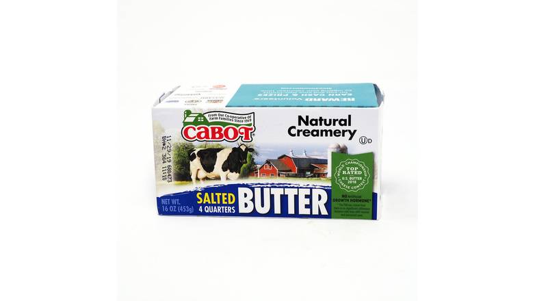 Order Cabot Salted Butter Quarters food online from Trumbull Mobil store, Trumbull on bringmethat.com
