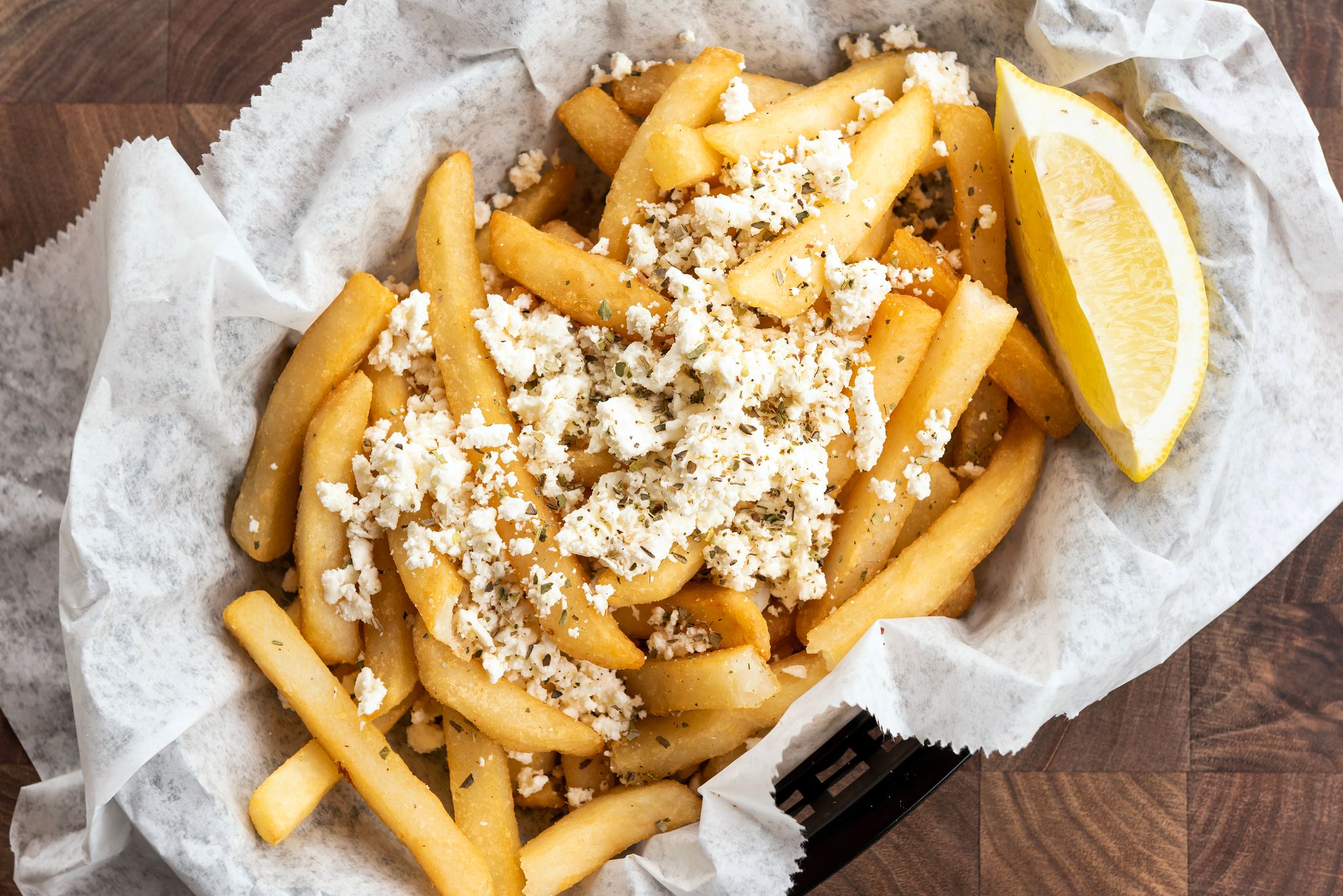 Order Greek Fries food online from Greek Kitchen store, Chicago on bringmethat.com