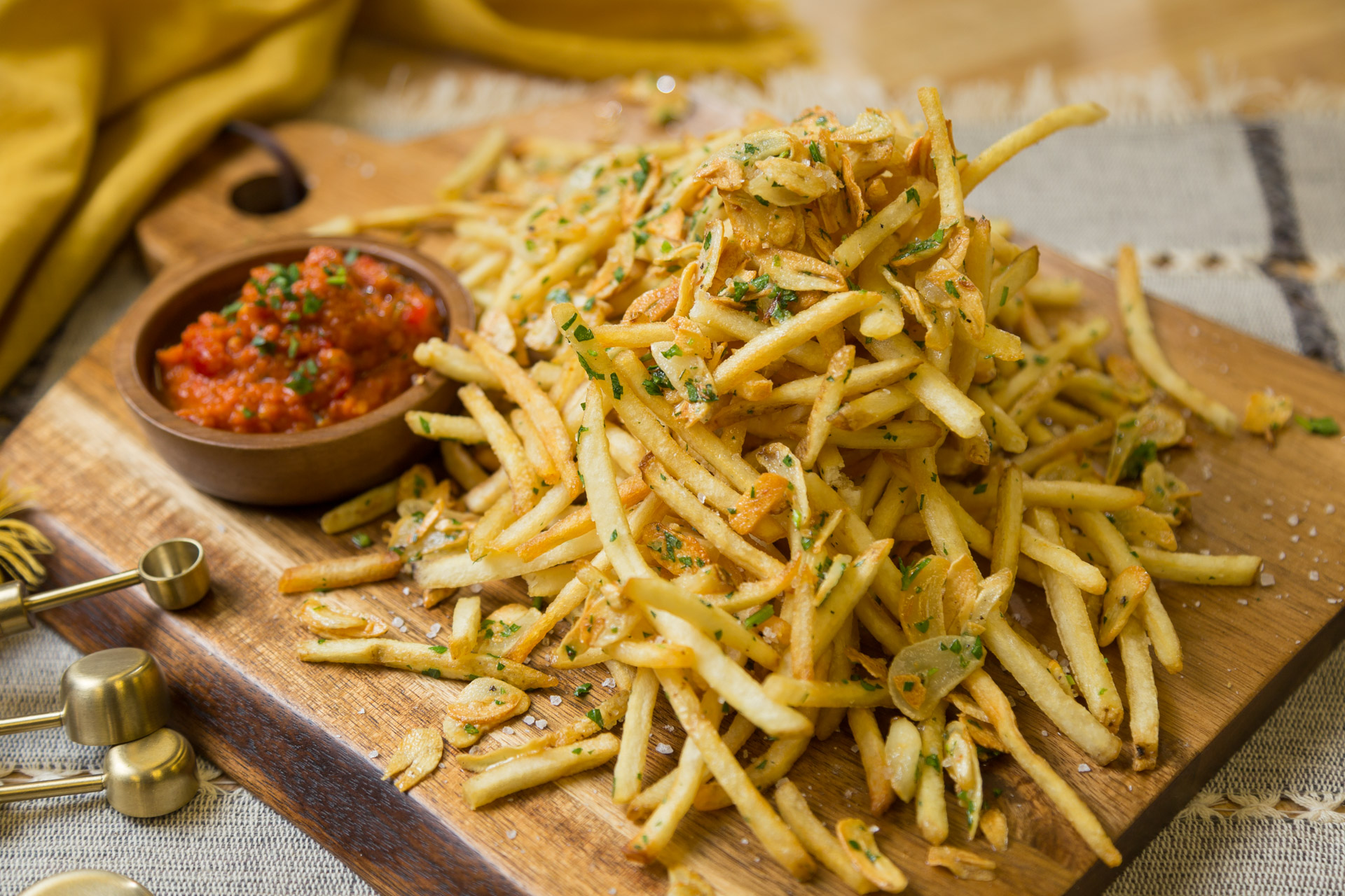Order Garlic & Pepper Fries food online from Bossa Nova Inc store, Hawthorne on bringmethat.com