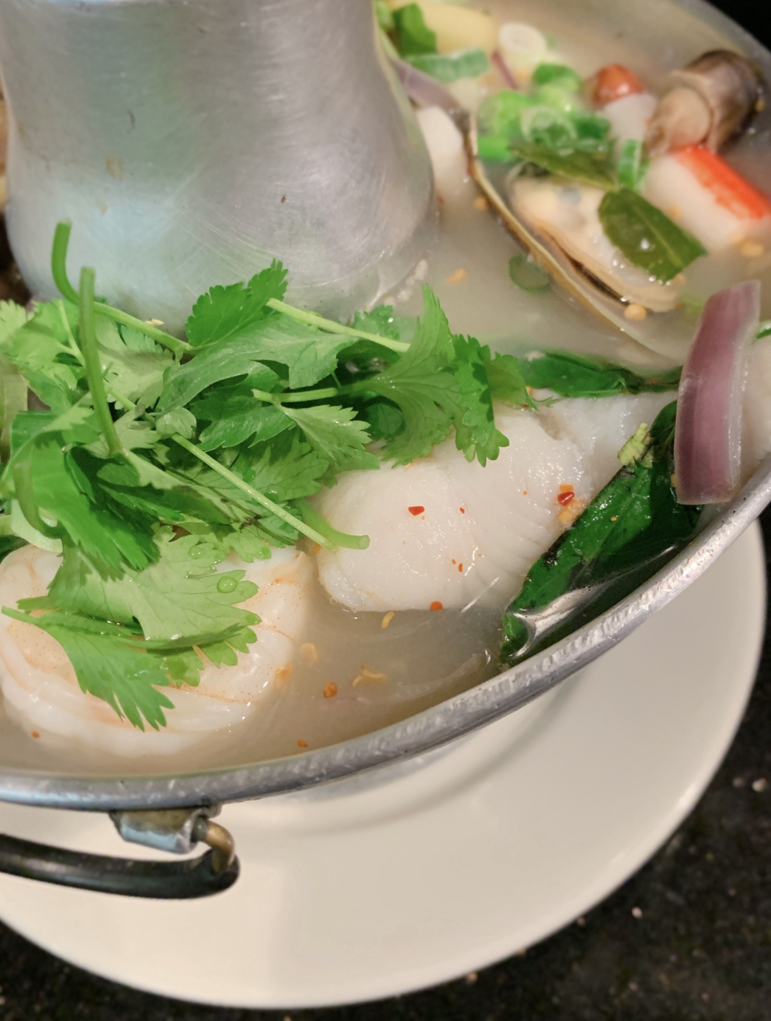 Order Seafood Hot Pot food online from Exotic Thai Cafe store, Woodland Hills on bringmethat.com