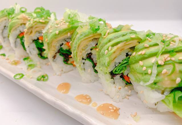 Order Green Dragon Roll (8 pcs) food online from Narumi Sushi store, Lemon Grove on bringmethat.com