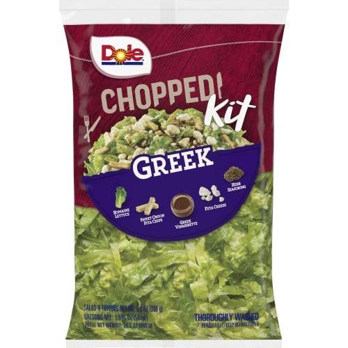 Order Dole · Chopped Salad Greek (10.3 oz) food online from Shaw's store, Londonderry on bringmethat.com