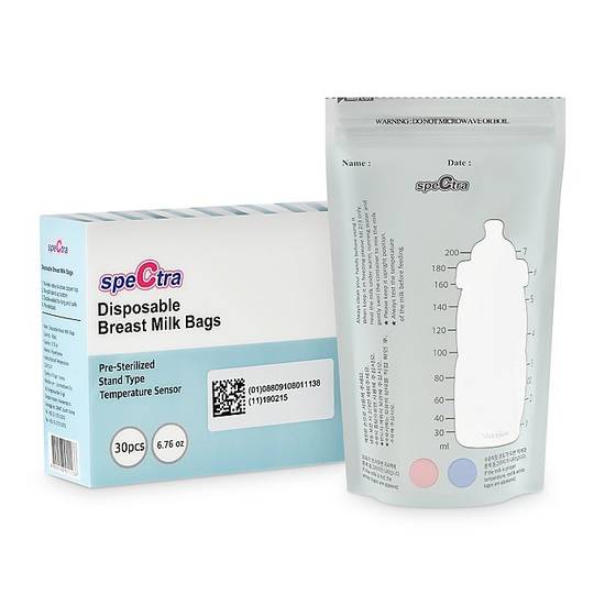 Order Spectra® Disposable 30ct Breast Milk Bags with Temperature Sensor food online from Bed Bath & Beyond store, Lancaster on bringmethat.com