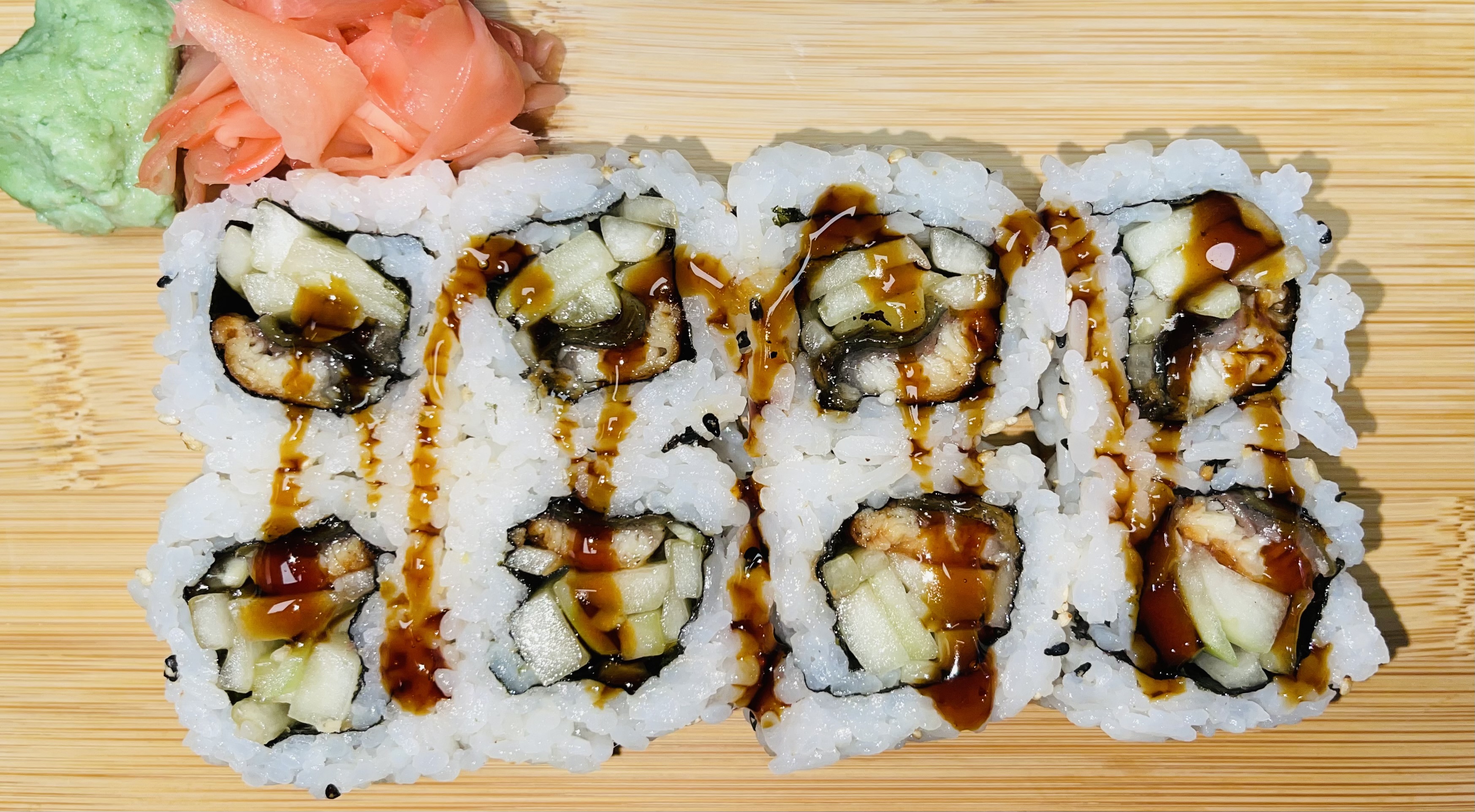 Order BBQ Eel Sushi Roll 8 Pieces food online from Sakura Express store, New Carrollton on bringmethat.com
