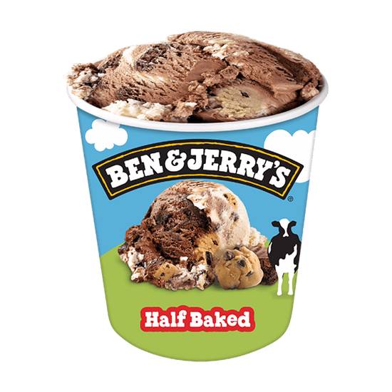 Order Ben & Jerry's Half Baked Ice Cream 16oz food online from Casey store, Terre Haute on bringmethat.com