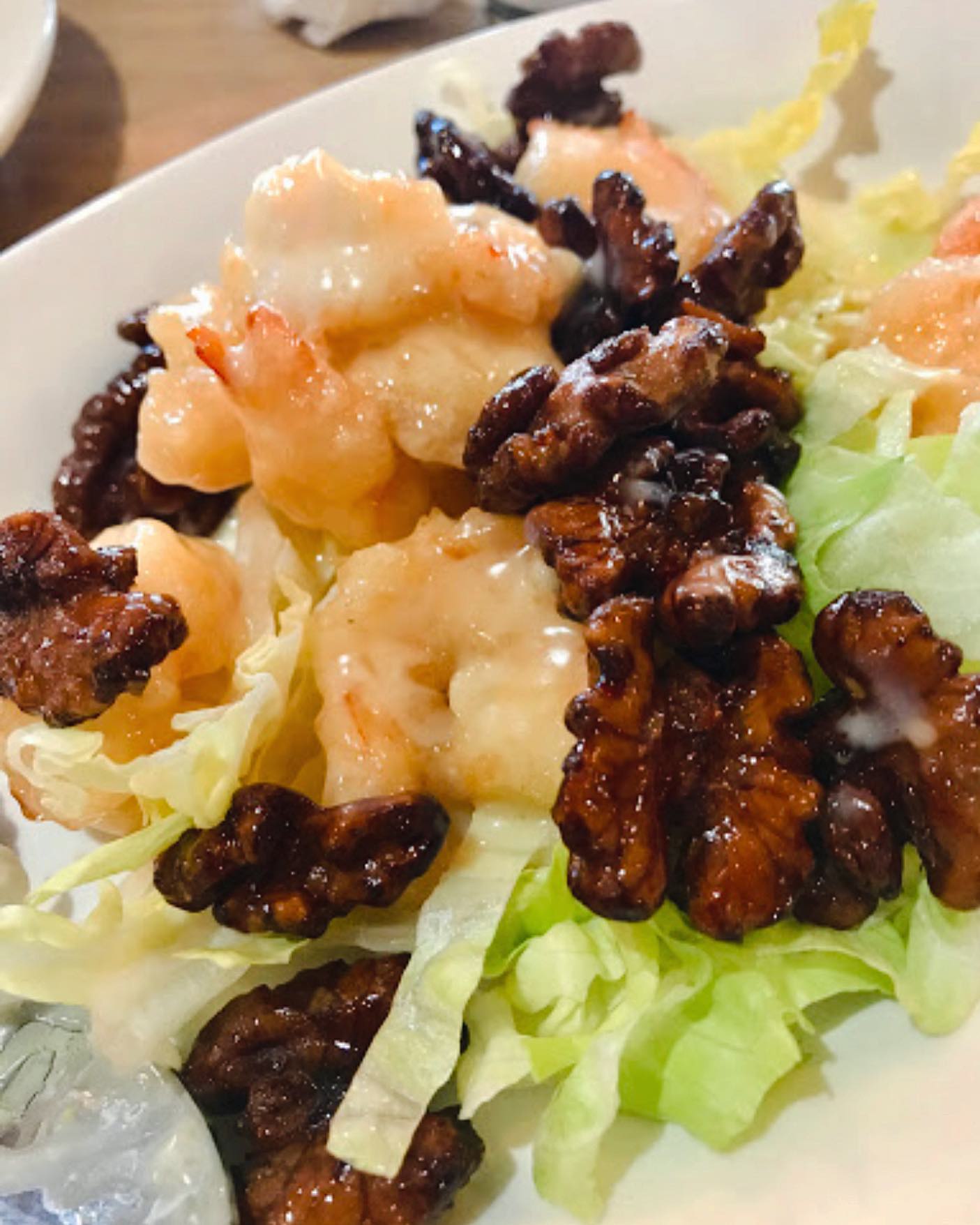 Order SF4. Walnut Shrimp food online from Peony Asian Bistro store, Jacksonville on bringmethat.com