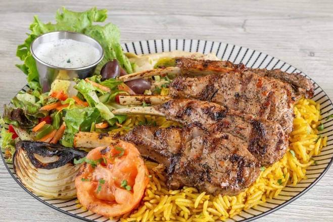 Order 42. Lamb Chops food online from Pita Palace store, Franklin on bringmethat.com