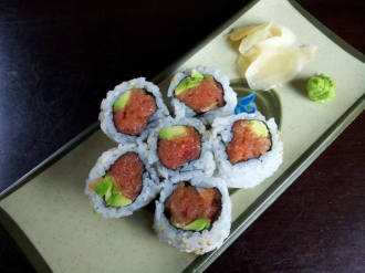 Order R5. Spicy Tuna Roll food online from 88 Chinese & Sushi Sherman Oaks store, Van Nuys on bringmethat.com