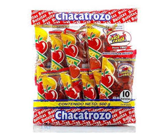 Order Chaca-Chaca Bolsitas with (10 pcs) food online from Mayo Candy Shop store, El Centro on bringmethat.com