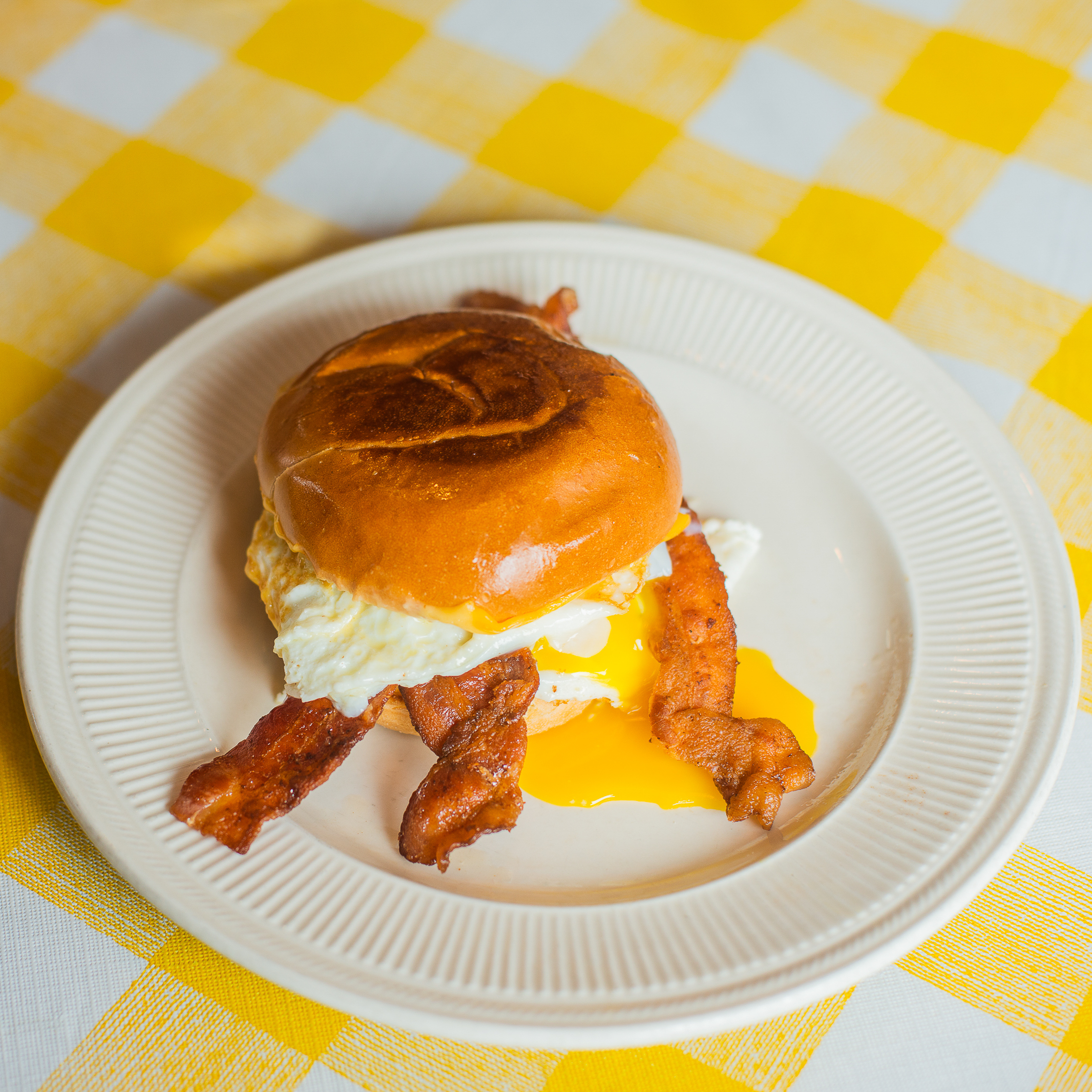 Order Bacon, Egg and Cheese! food online from The Breakfast Spot store, Queens on bringmethat.com