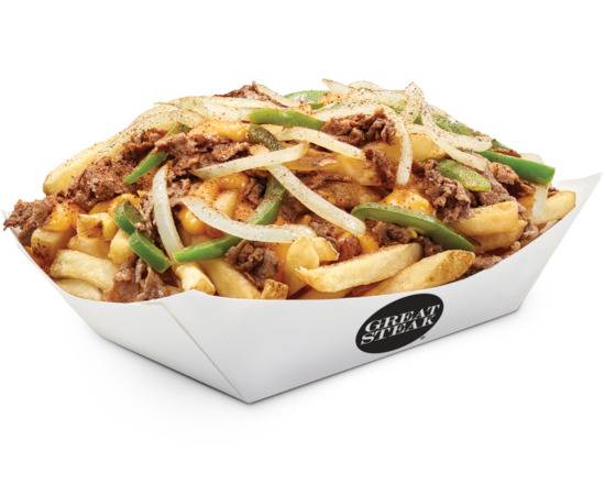 Order Philly Fries food online from The Great Steak & Potato Co. store, Cincinnati on bringmethat.com