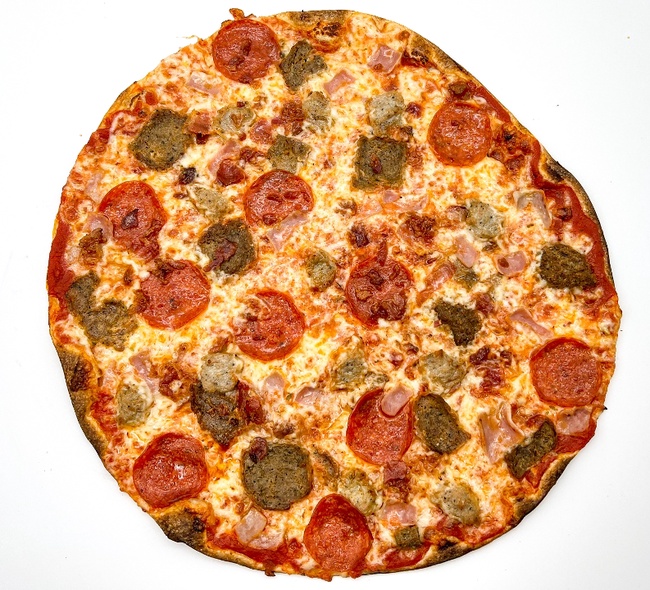 Order Meatlovers Pizza food online from Big Mike's Pizza store, Morganville on bringmethat.com