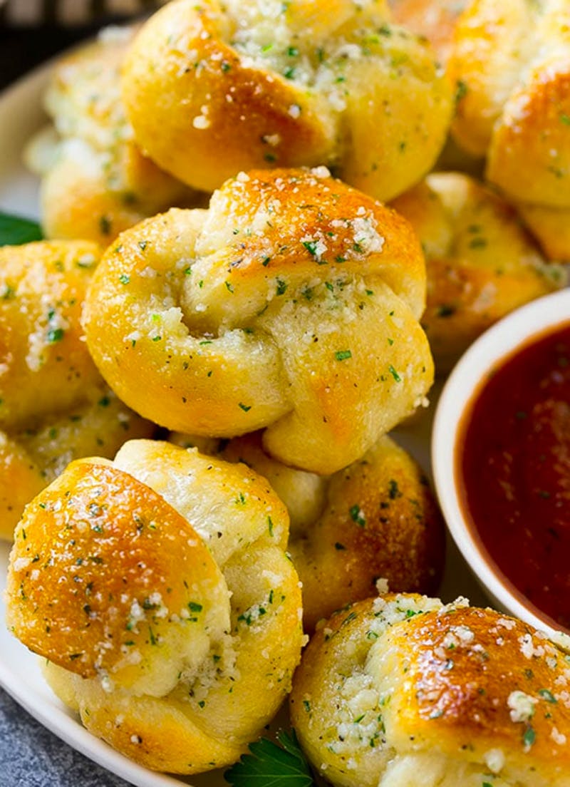 Order Garlic Knots - 6 Pieces food online from Brother Bruno Pizza store, Washingtonville on bringmethat.com
