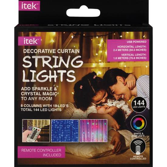 Order Itek Decorative Curtain String Lights food online from CVS store, NACOGDOCHES on bringmethat.com