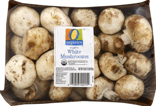 Order O Organics · Organic White Mushrooms (16 oz) food online from Jewel-Osco store, Oswego on bringmethat.com