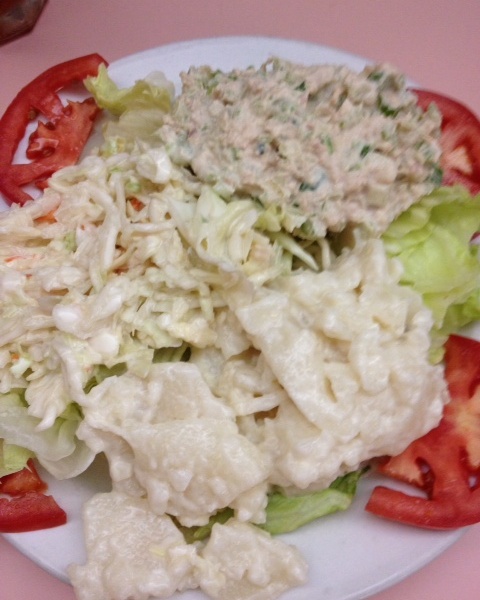 Order Tuna Salad Platter food online from Lexington candy shop luncheonette store, New York on bringmethat.com