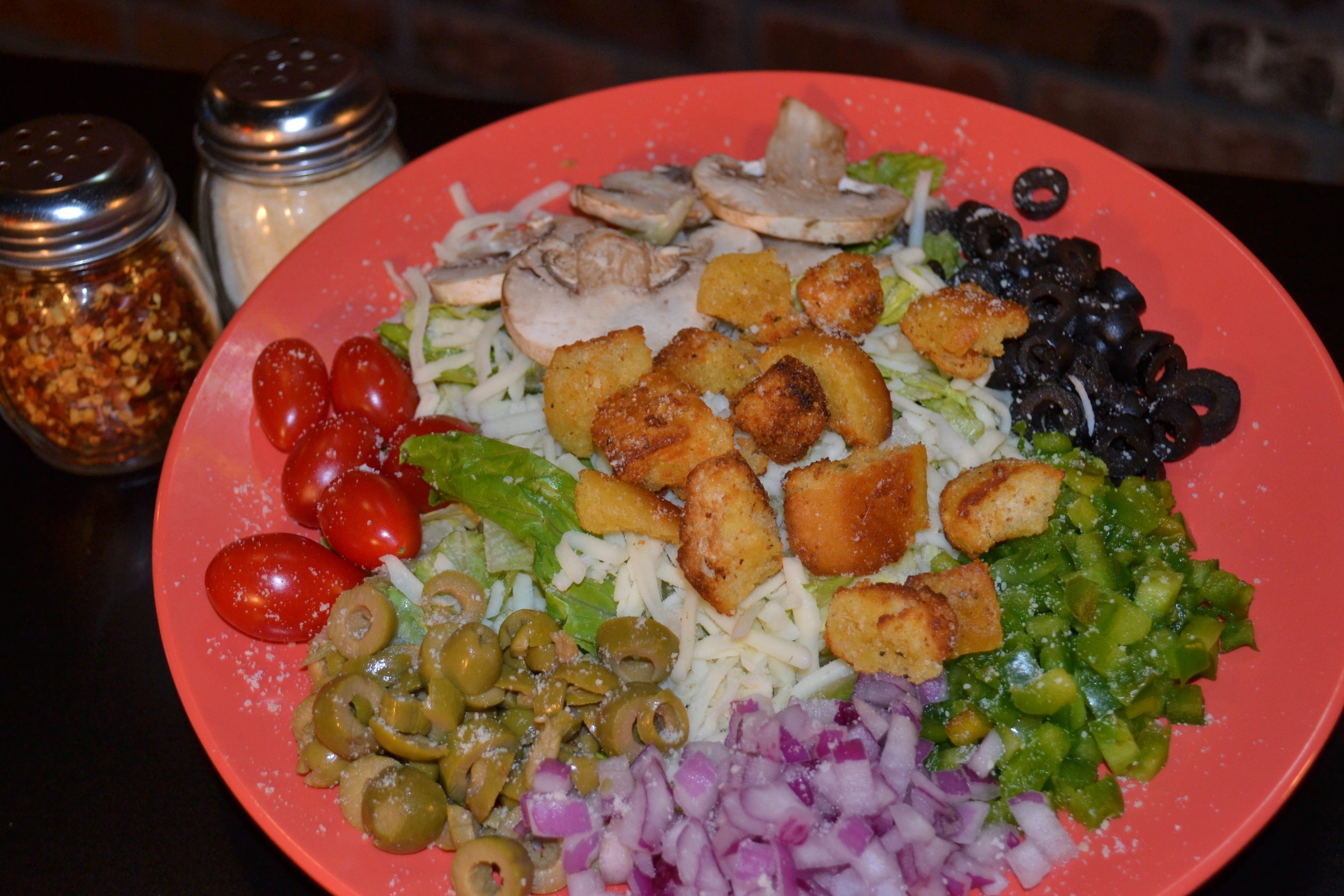 Order Veggie Salad food online from Wick Pizza Hikes Point store, Louisville on bringmethat.com