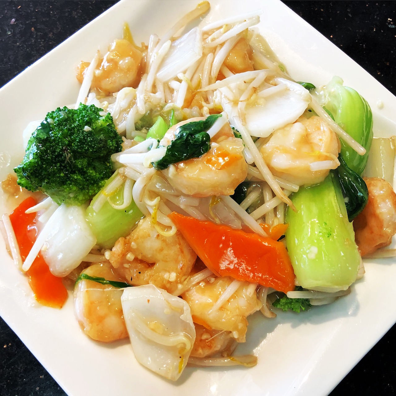 Order Shrimp Chop Suey /虾杂烩 food online from Chef Tang store, Vista on bringmethat.com