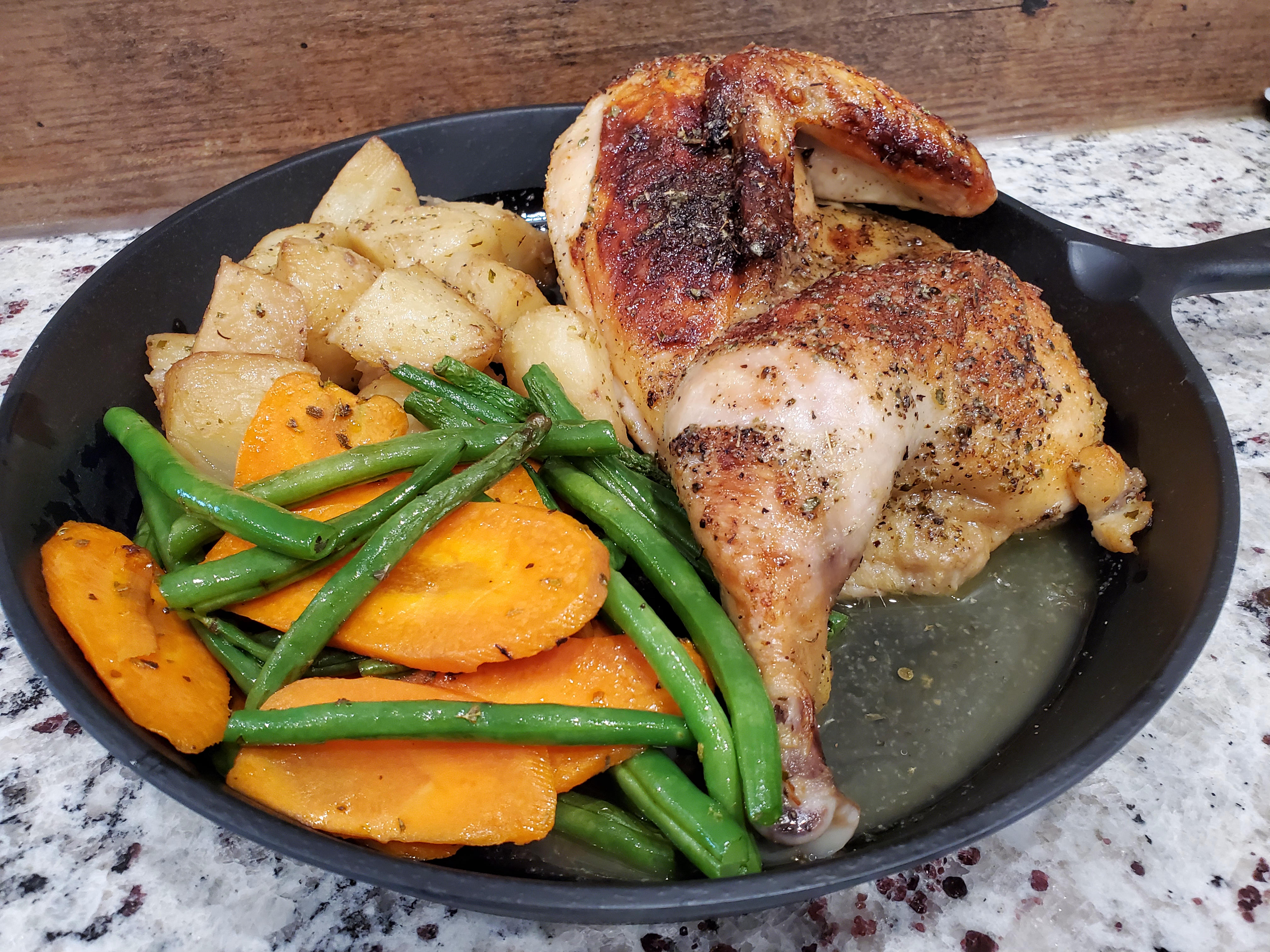 Order Oven Roasted Chicken food online from Meat & Potato Urban Kitchen store, Wheeling on bringmethat.com