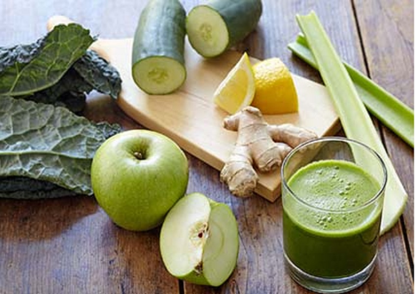 Order 12oz Detox Juices for Weight loss - Green Flex Juice food online from Caffe Bene store, Jackson Heights on bringmethat.com