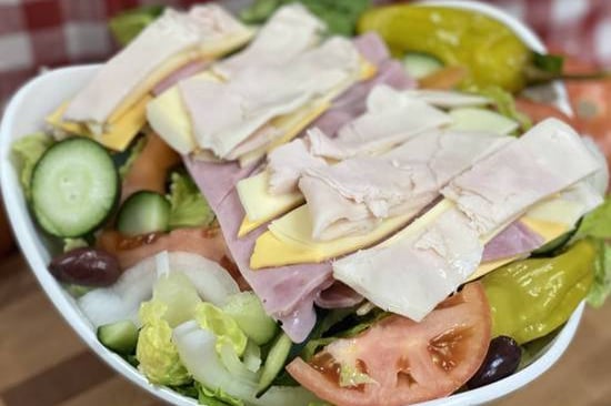 Order Chef Salad food online from Manny & Olgas Pizza store, Washington on bringmethat.com