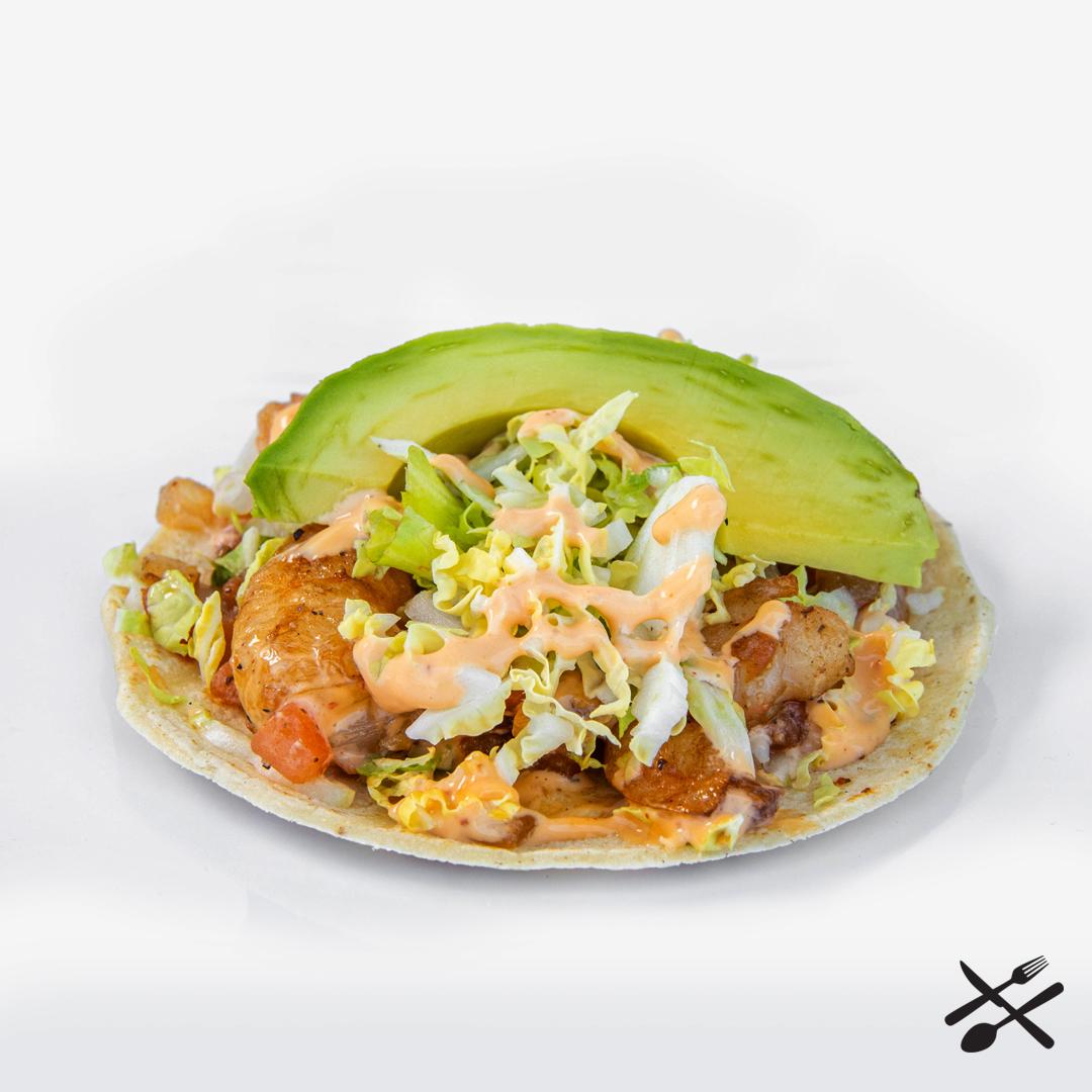 Order Grilled Shrimp Taco food online from Spanglish Kitchen store, Alhambra on bringmethat.com