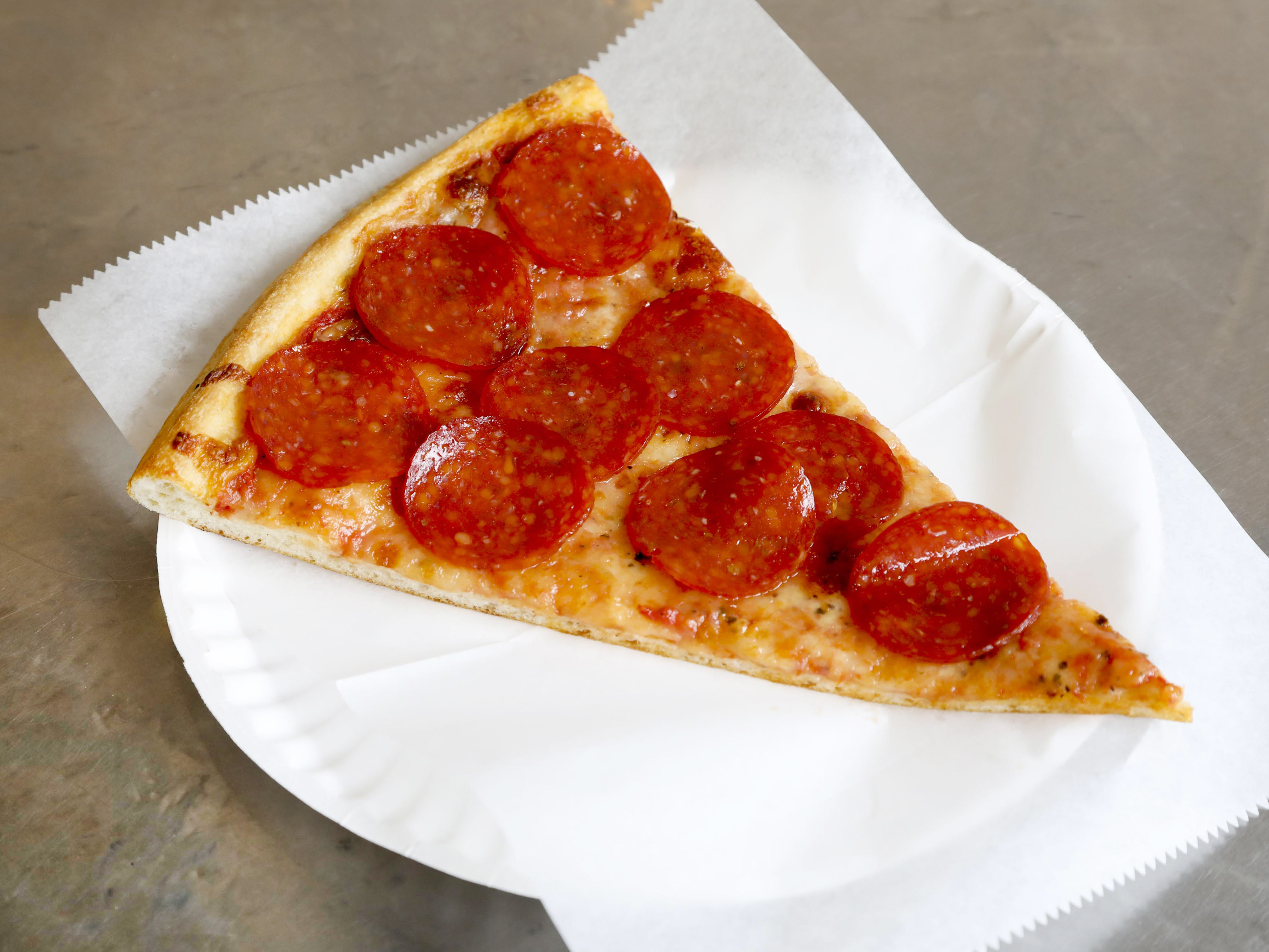 Order Pepperoni Slice food online from Not Ray's Pizza store, Brooklyn on bringmethat.com