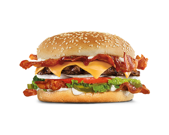 Order Single Bacon Beast food online from Carl's Jr. store, Ceres on bringmethat.com