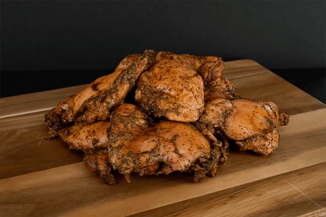 Order Boneless Chicken Thighs  food online from R&R Barbeque store, North Salt Lake on bringmethat.com