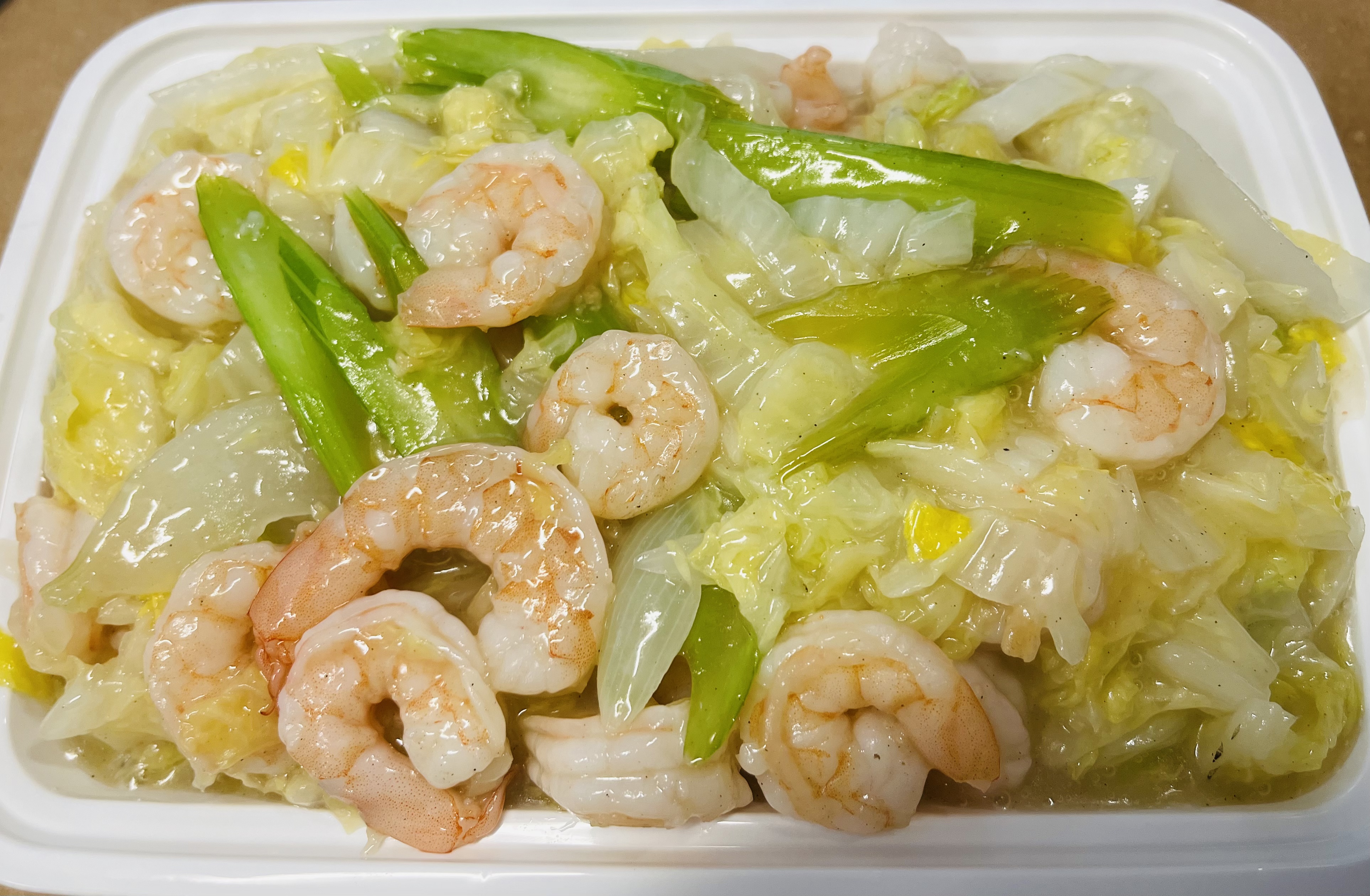 Order 40. Shrimp Chow Mein food online from Dragon Garden store, Bronx on bringmethat.com