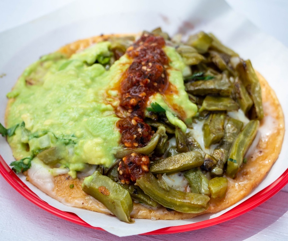 Order Veggie Taco food online from La Taqueria Tijuana store, San Diego on bringmethat.com
