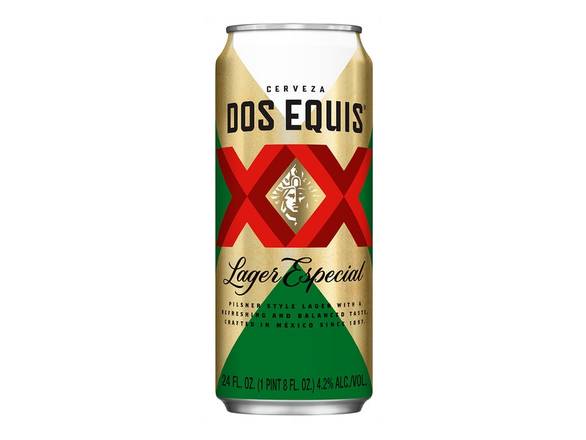 Order Dos Equis Lager - 24oz Can food online from Zest Market & Liquor store, Phoenix on bringmethat.com