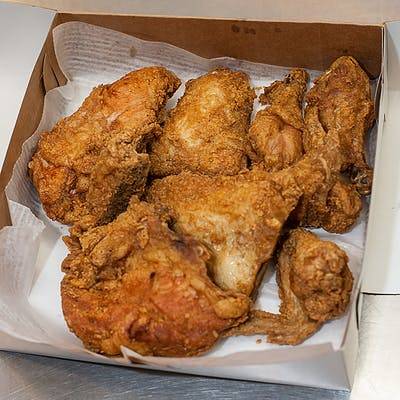 Order Box of Chicken food online from Rooster Bbq Deli store, Saint Paul on bringmethat.com