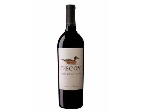 Order Decoy Cabernet Sauvignon, 750mL red wine (13.9% ABV) food online from House Of Wine store, New Rochelle on bringmethat.com