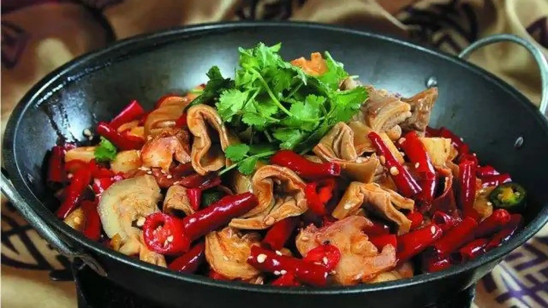 Order Griddle Cooked Pork Intestines food online from Yunnan Style Restaurant store, El Cerrito on bringmethat.com