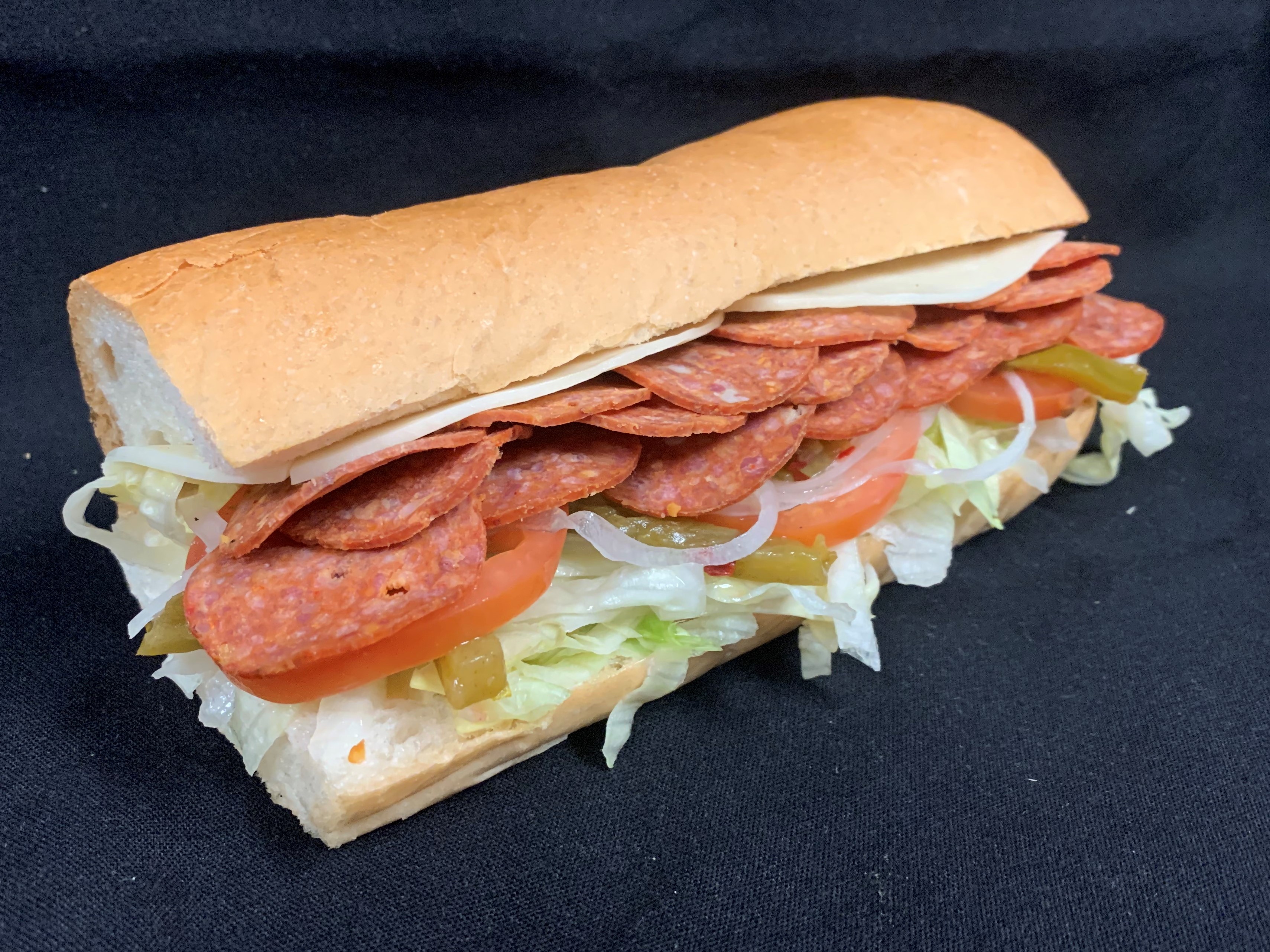 Order 6. Pepperoni and Cheese Sub food online from Tony Subs & Pizza store, Inglewood on bringmethat.com