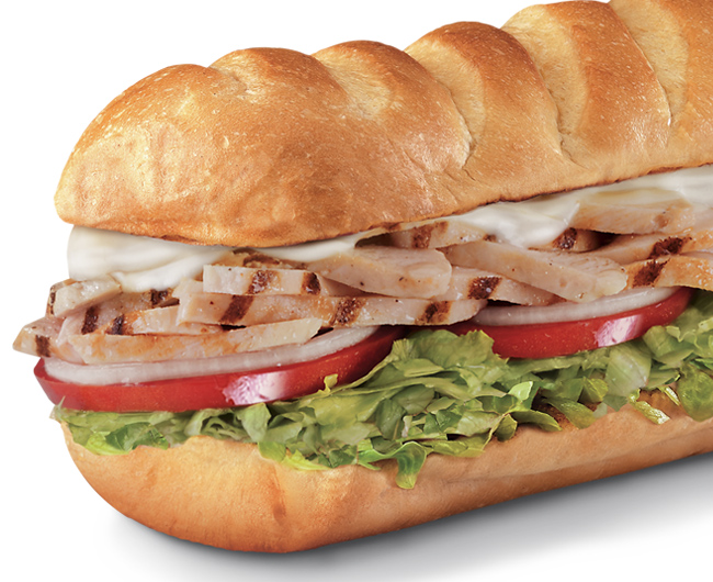 Order Grilled Chicken Sub food online from Vino's Pizzeria store, Greensboro on bringmethat.com