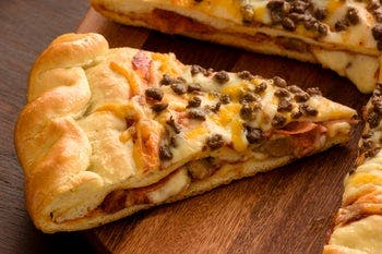 Order Five Meat Stuffed Pizza - Large 14" food online from Papa Murphy store, Sacramento on bringmethat.com