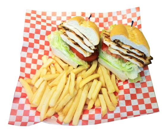 Order Chicken Sandwich Special food online from Angelo 6 Burger store, Upland on bringmethat.com
