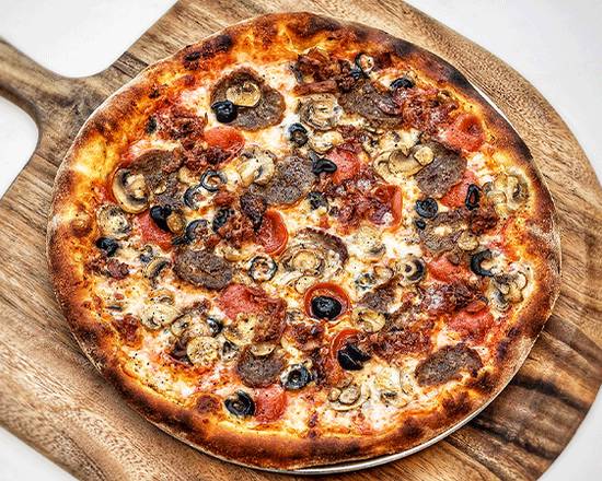 Order HALF BAKED AMICI'S COMBO food online from Amicis East Coast Pizzeria store, Danville on bringmethat.com