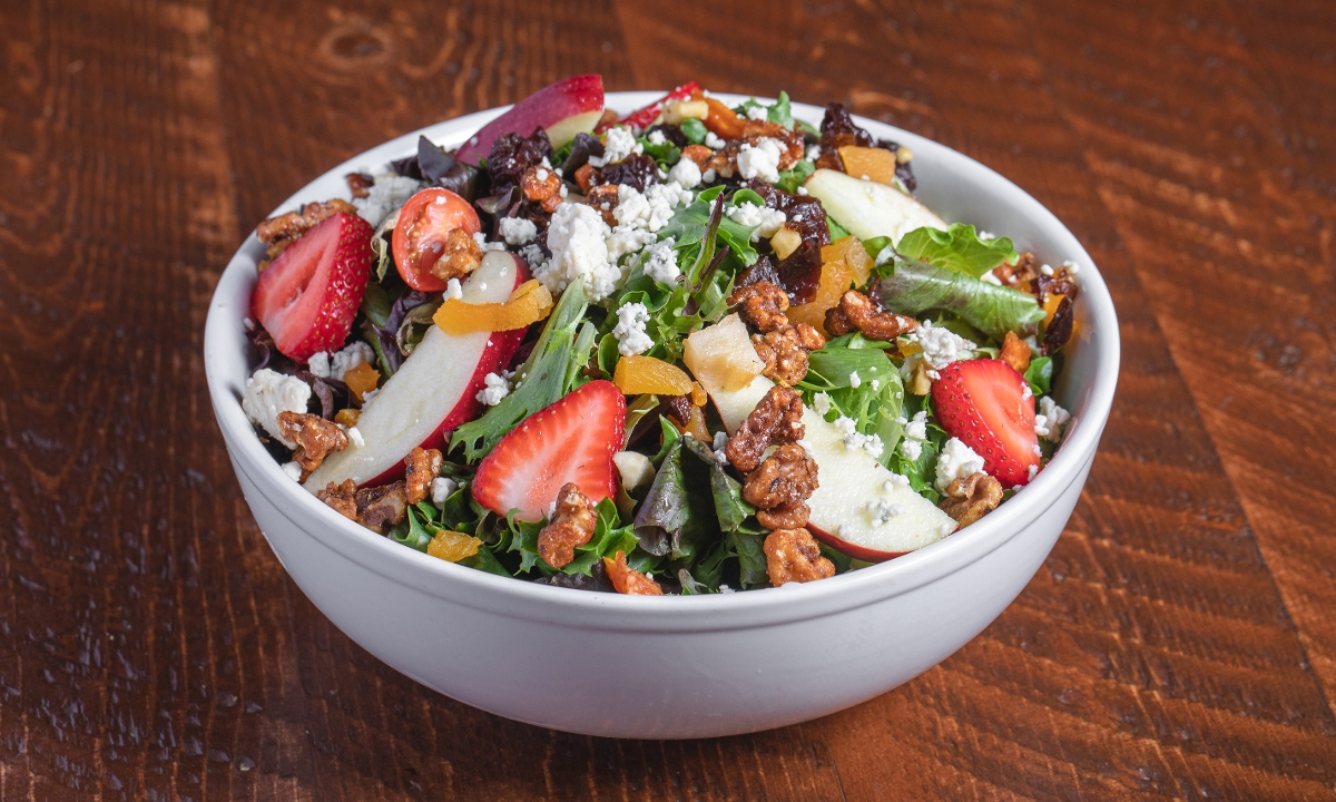 Order Spring Mix Fruit & Nut Salad food online from Buckhorn Grill store, Vacaville on bringmethat.com